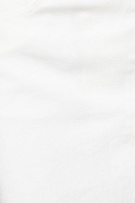 GILLI White Denim Mini Skirt - SwagglyLife Home & Fashion