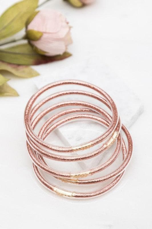 Glitter Jelly Bangle Bracelets - SwagglyLife Home & Fashion