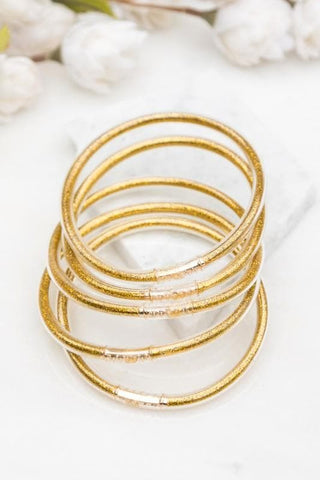 Glitter Jelly Bangle Bracelets - SwagglyLife Home & Fashion