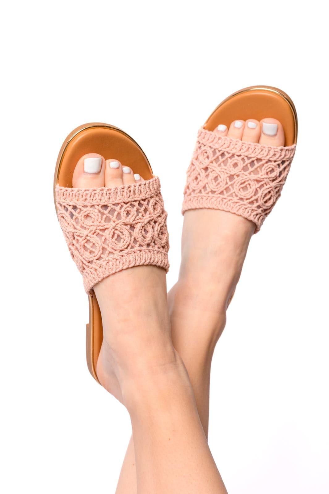Hey Beach Sandals in Pink - SwagglyLife Home & Fashion