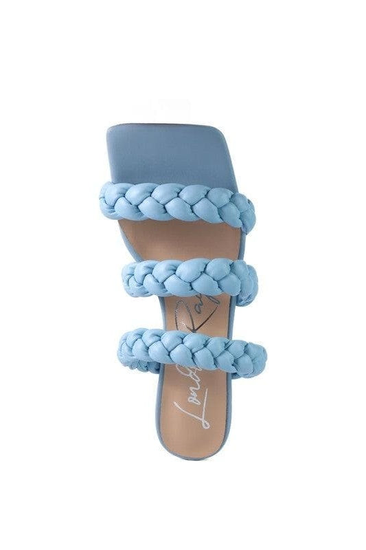 High Bae Pointed Heel Braided Sandals - SwagglyLife Home & Fashion