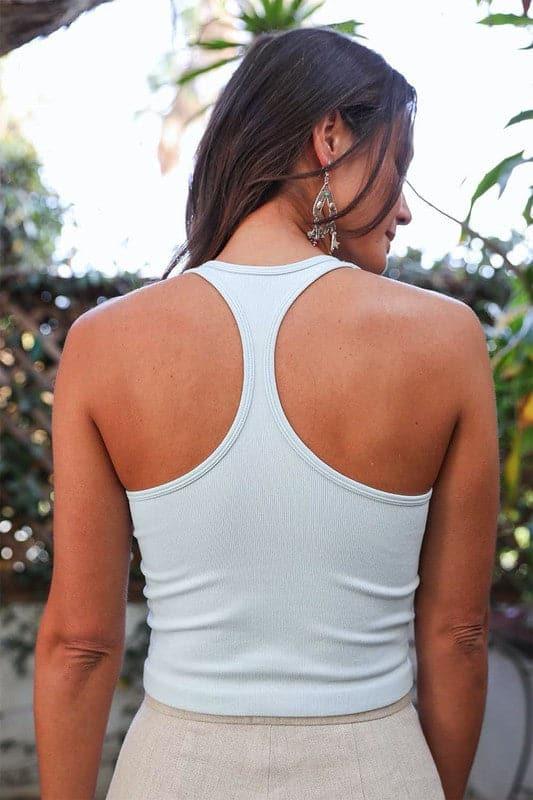 High Neck Racerback Brami Top - SwagglyLife Home & Fashion
