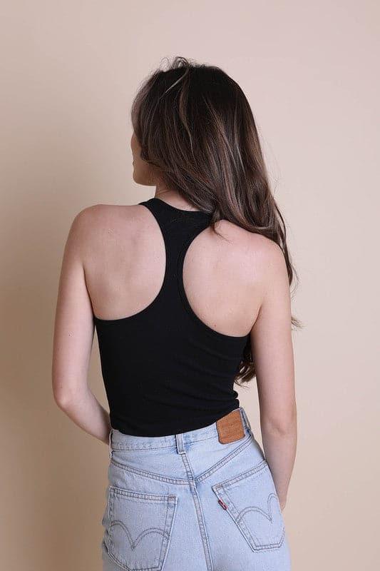 High Neck Racerback Brami Top - SwagglyLife Home & Fashion