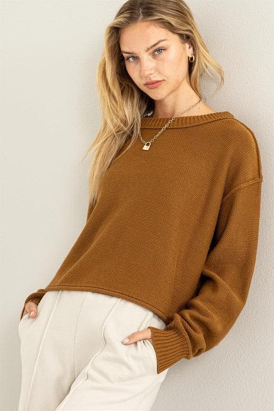 HYFVE Cuddly Classic Long Sleeve Sweater, Multiple Colors - SwagglyLife Home & Fashion