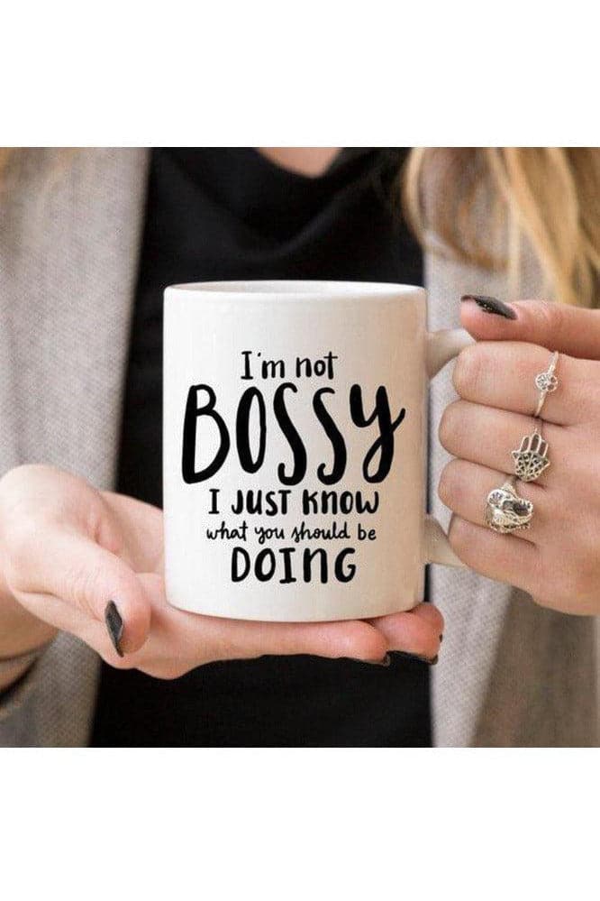 I'm Not Bossy, I Just Know Mug - SwagglyLife Home & Fashion