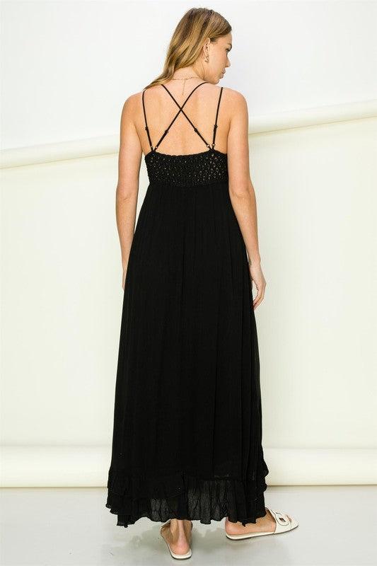 In Love Bustier Lace Maxi Dress, Multiple Colors - SwagglyLife Home & Fashion