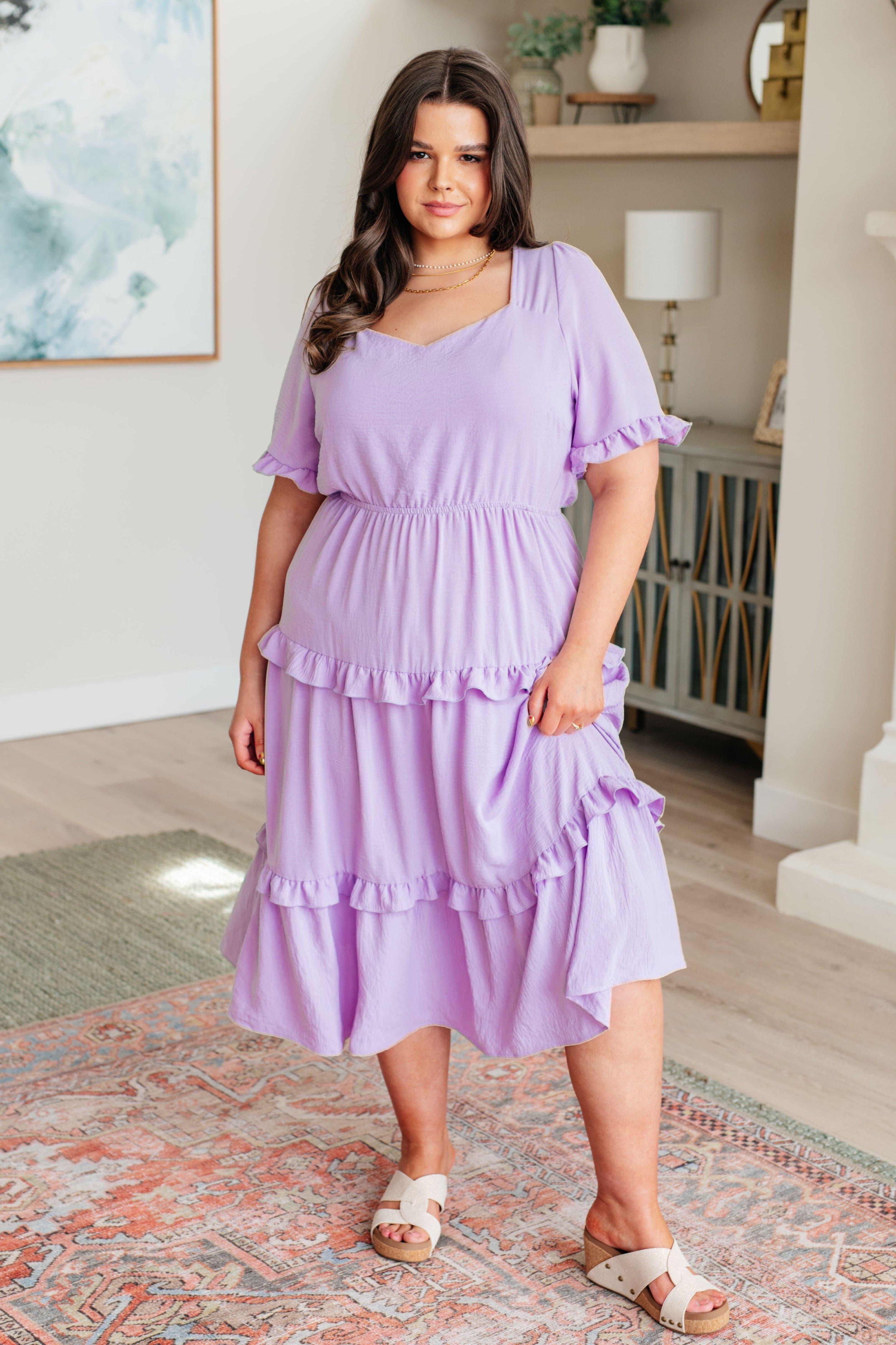 In My Carefree Era Tiered Ruffled Dress - SwagglyLife Home & Fashion