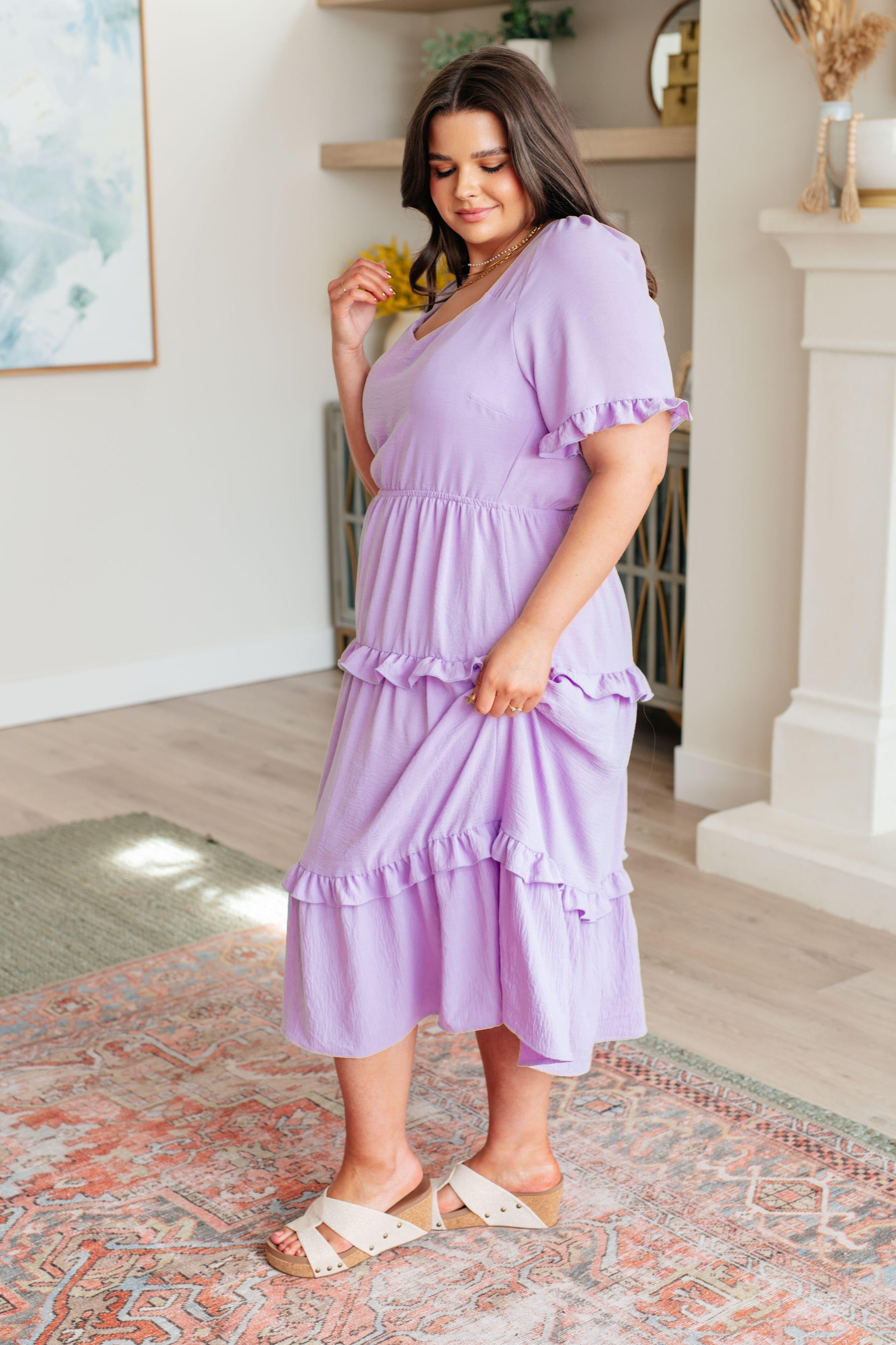 In My Carefree Era Tiered Ruffled Dress - SwagglyLife Home & Fashion