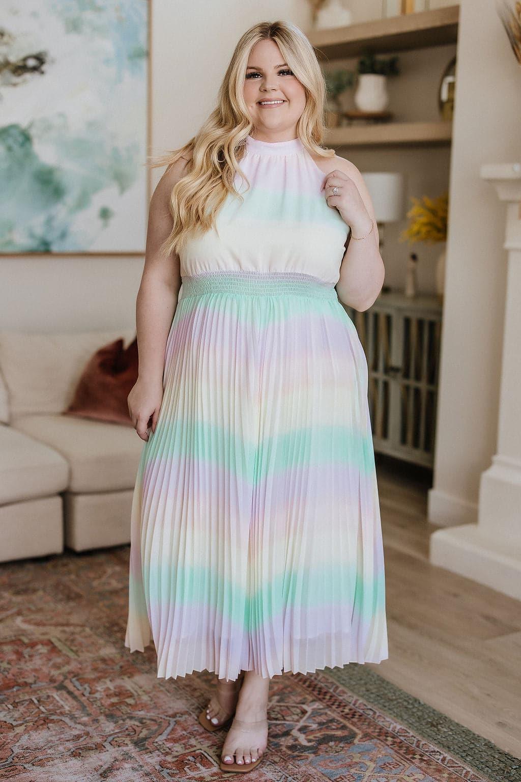 Irresistibly Iridescent Maxi Dress - SwagglyLife Home & Fashion
