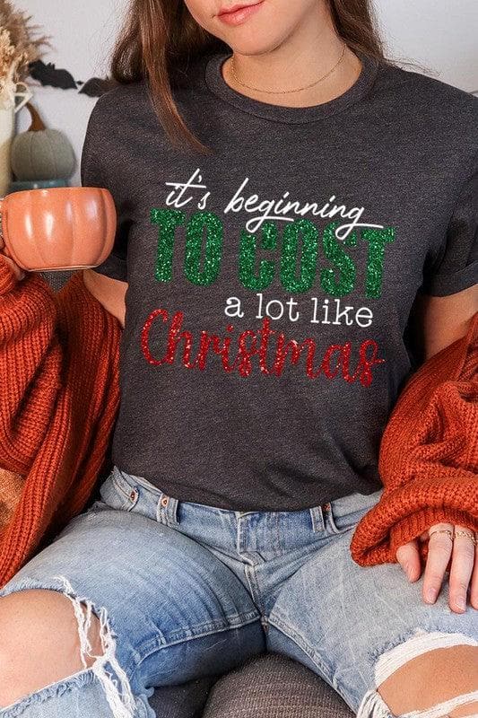 It's Beginning TO COST a lot like Christmas Unisex Graphic Tee - SwagglyLife Home & Fashion