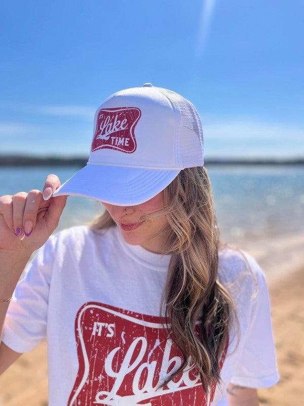 It's Lake Time Trucker Hat - SwagglyLife Home & Fashion