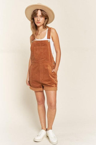 Jade By Jane Corduroy Adjustable Shoulder Straps Overall - SwagglyLife Home & Fashion