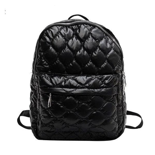 Jade Metallic Puffer Backpack - SwagglyLife Home & Fashion