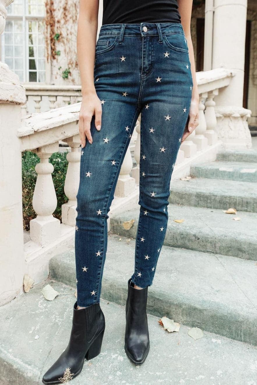 Judy Blue High Rise Starlight Skinnies - SwagglyLife Home & Fashion