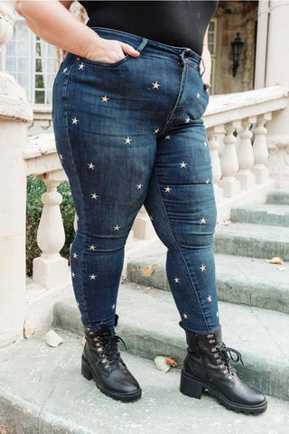 Judy Blue High Rise Starlight Skinnies - SwagglyLife Home & Fashion