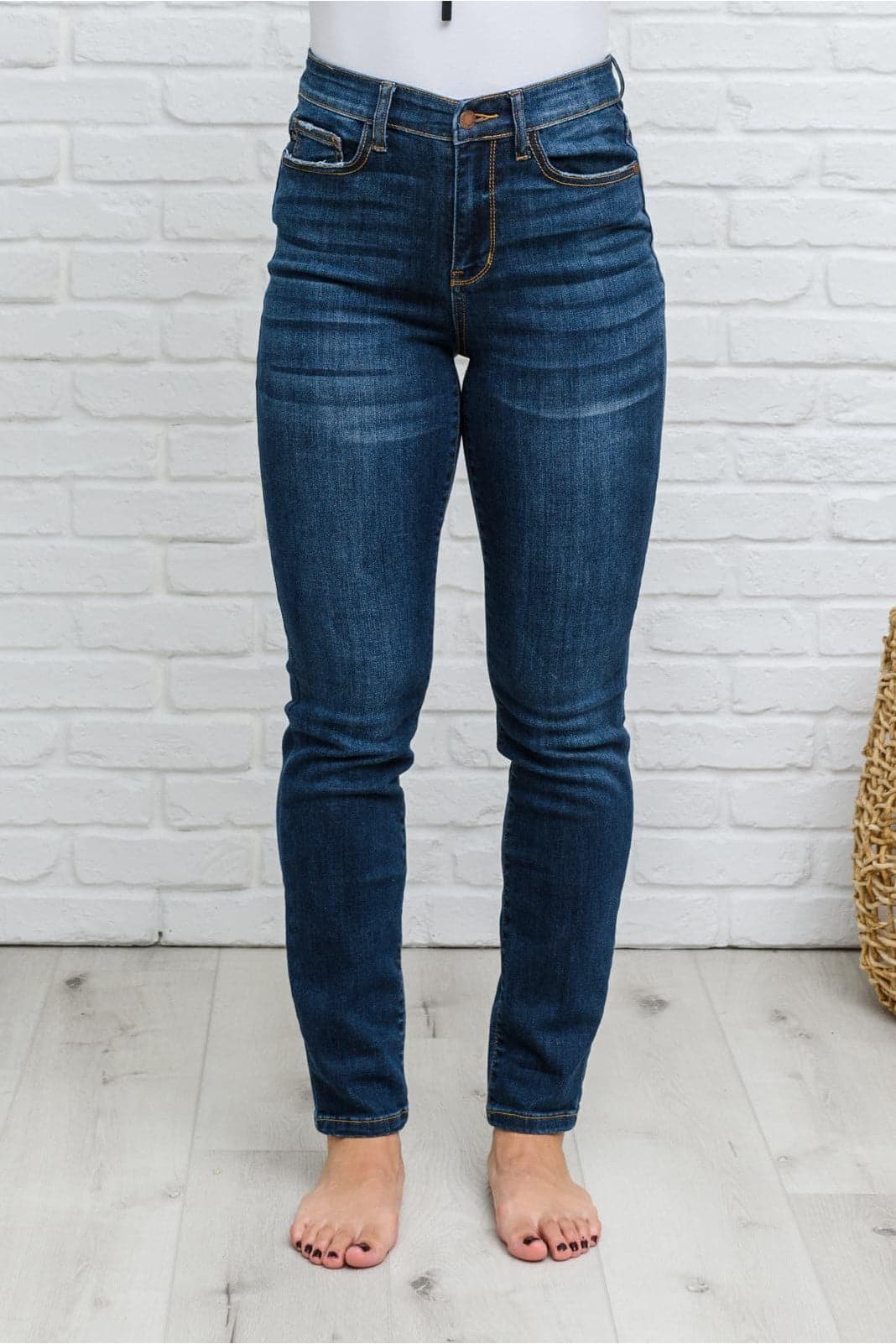Judy Blue Reba Hi-Rise Clean Relaxed Fit Jeans - SwagglyLife Home & Fashion