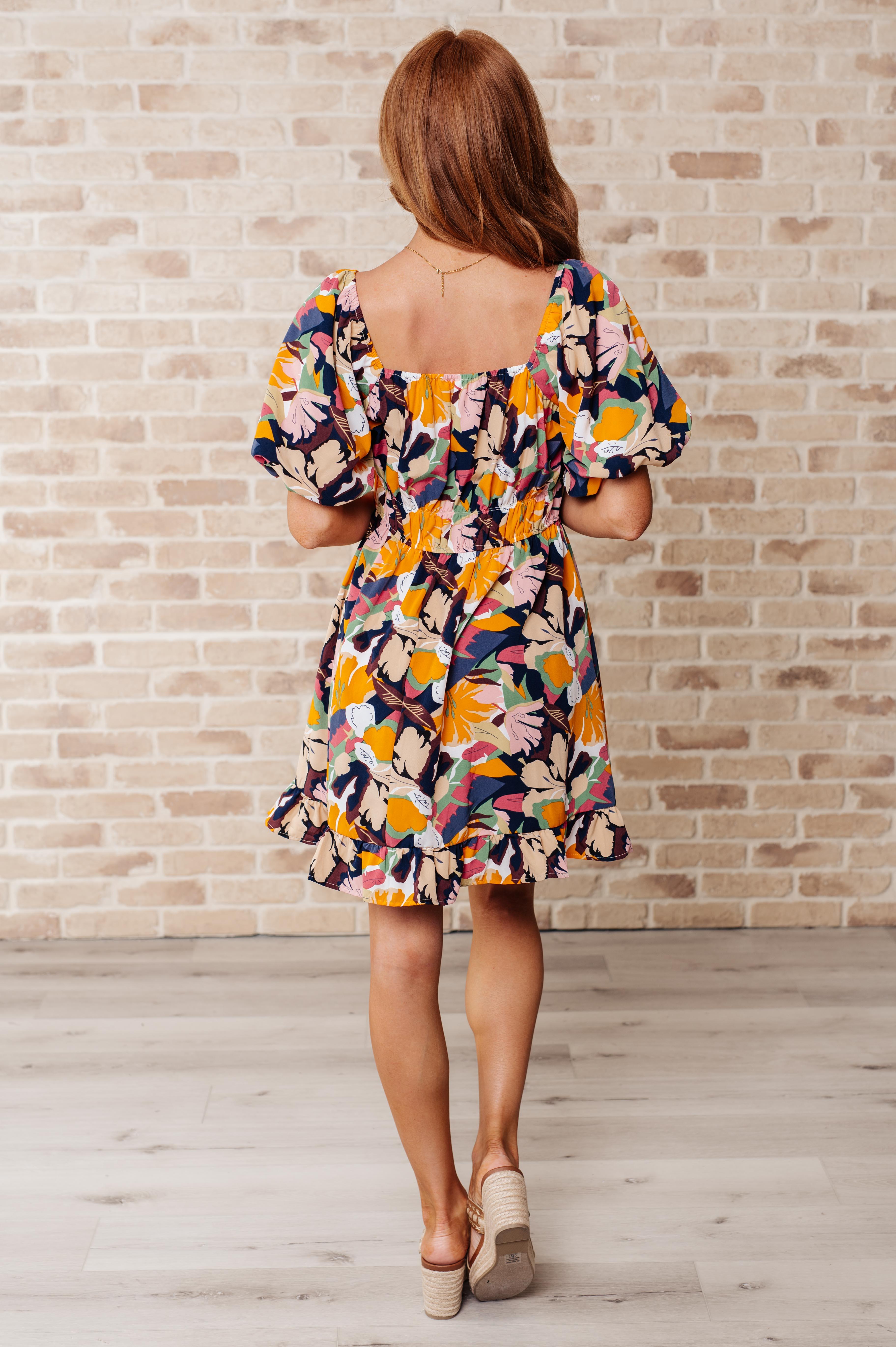 Just Hold On Floral Dress - SwagglyLife Home & Fashion