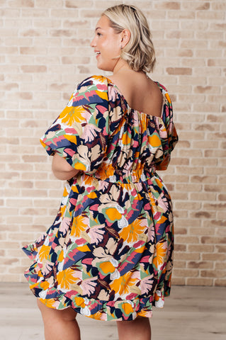 Just Hold On Floral Dress - SwagglyLife Home & Fashion