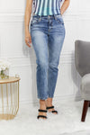 Kancan Full Size Amara High Rise Slim Straight Jeans - SwagglyLife Home & Fashion