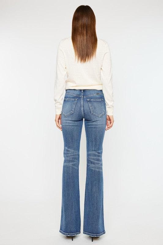 Kancan High Rise Flare Jeans - SwagglyLife Home & Fashion