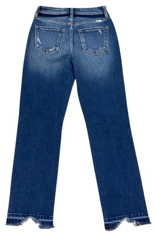 KanCan High Rise Slim Straight Jeans - SwagglyLife Home & Fashion