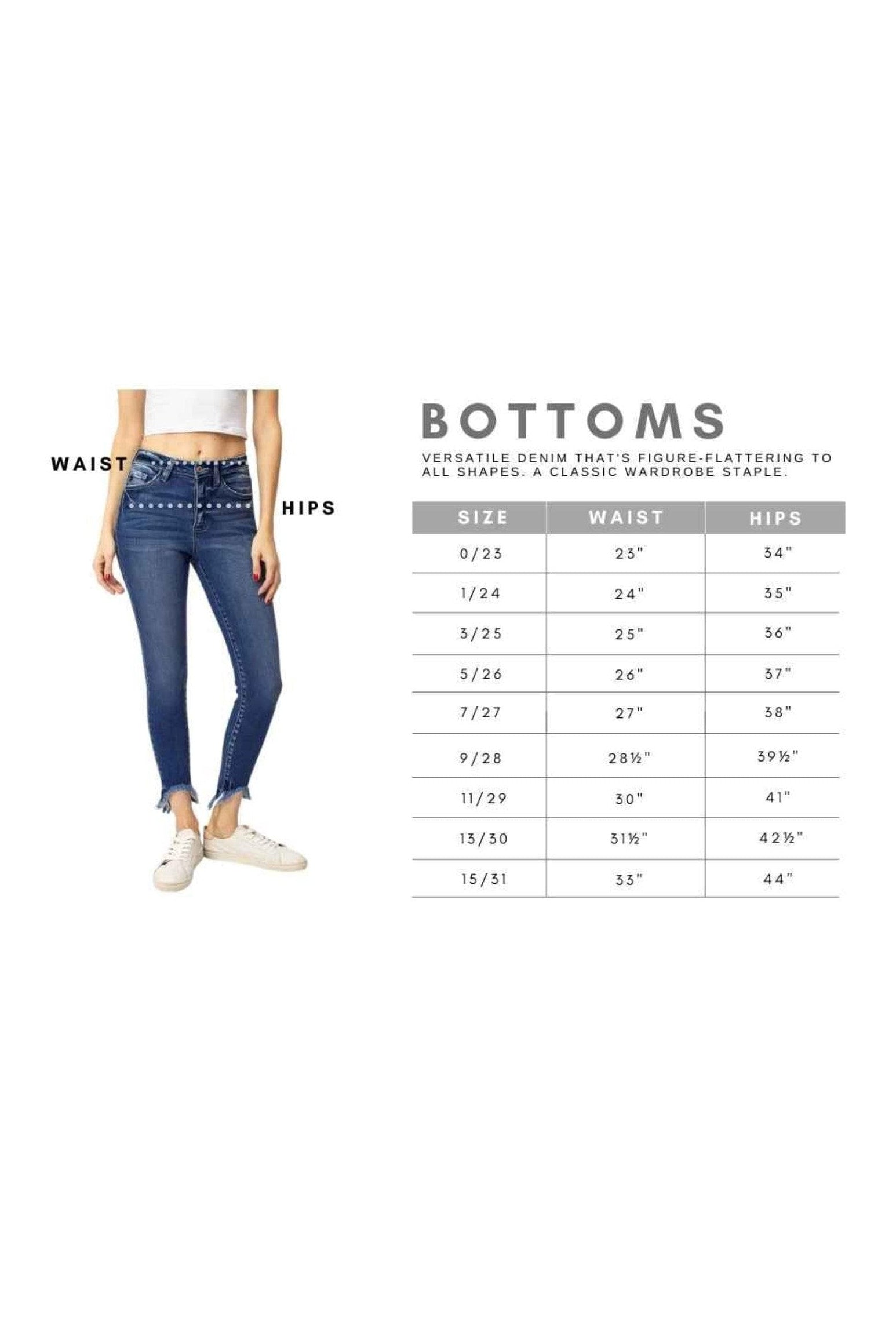 Kancan High Waist Slim Flare Jeans - SwagglyLife Home & Fashion