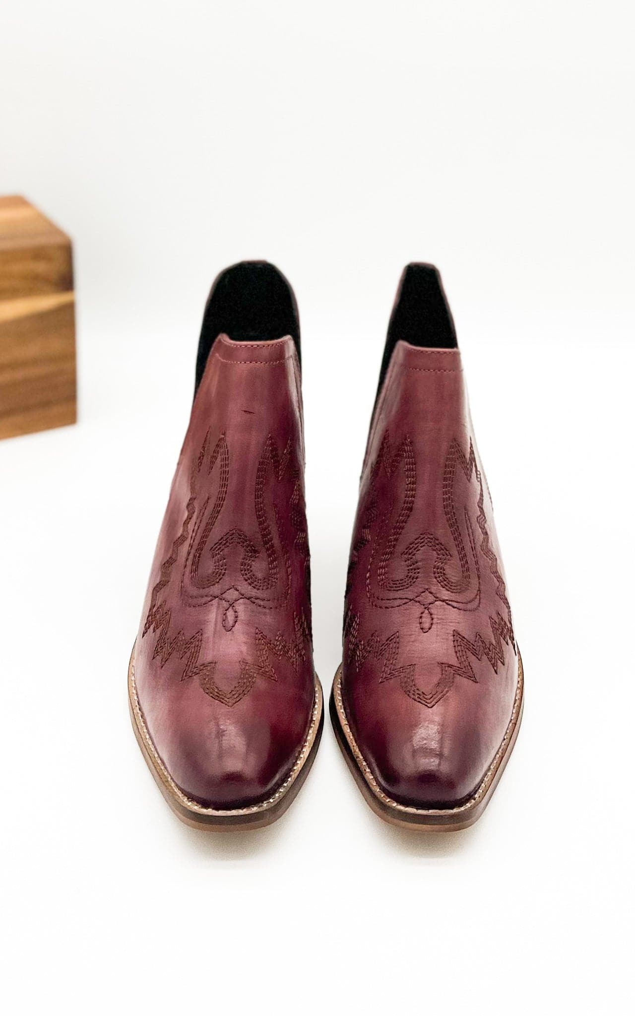 NAUGHTY MONKEY Kickin' Booties in Burgundy