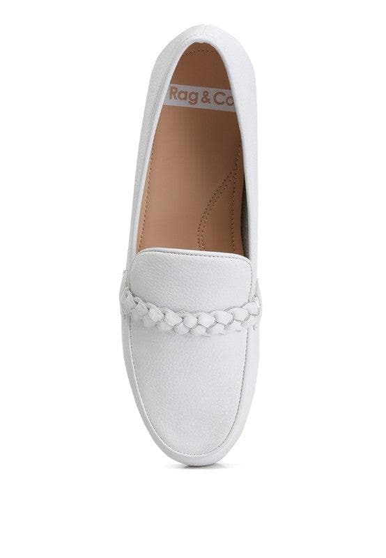 Kita Braided Strap Detail Loafers - SwagglyLife Home & Fashion