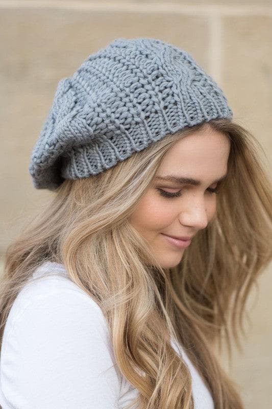 Knit Slouchy Beret, 3 Colors - SwagglyLife Home & Fashion
