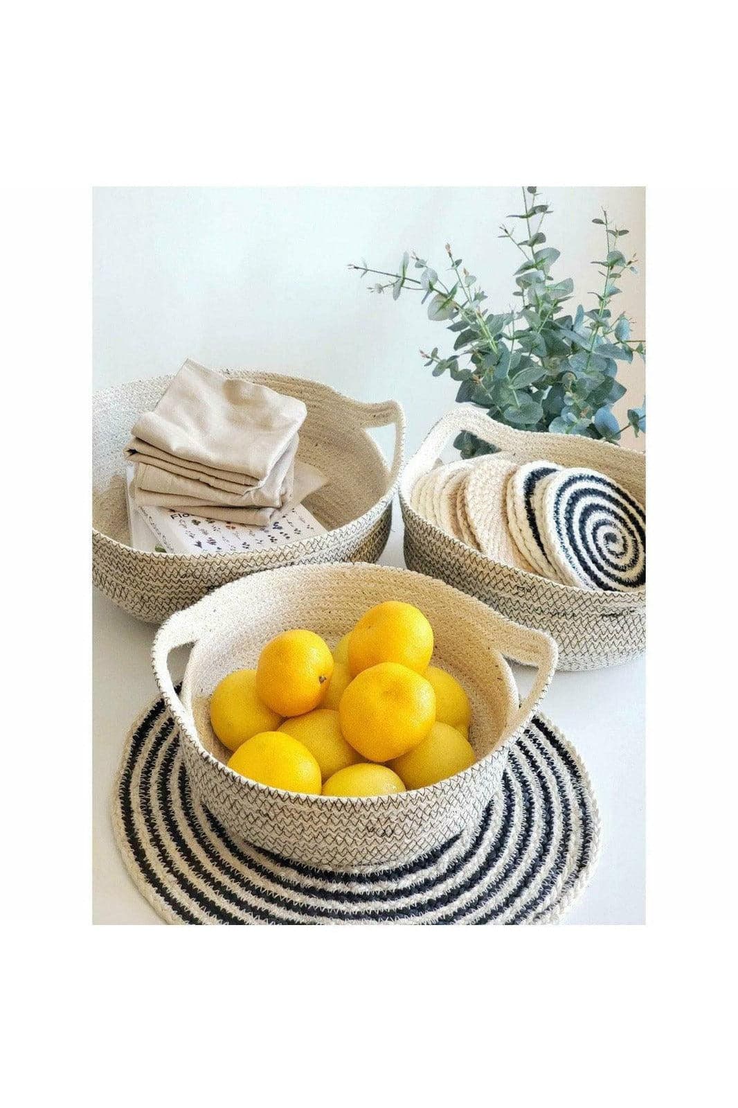 KORISSA Amari Fruit Bowl - Black - SwagglyLife Home & Fashion