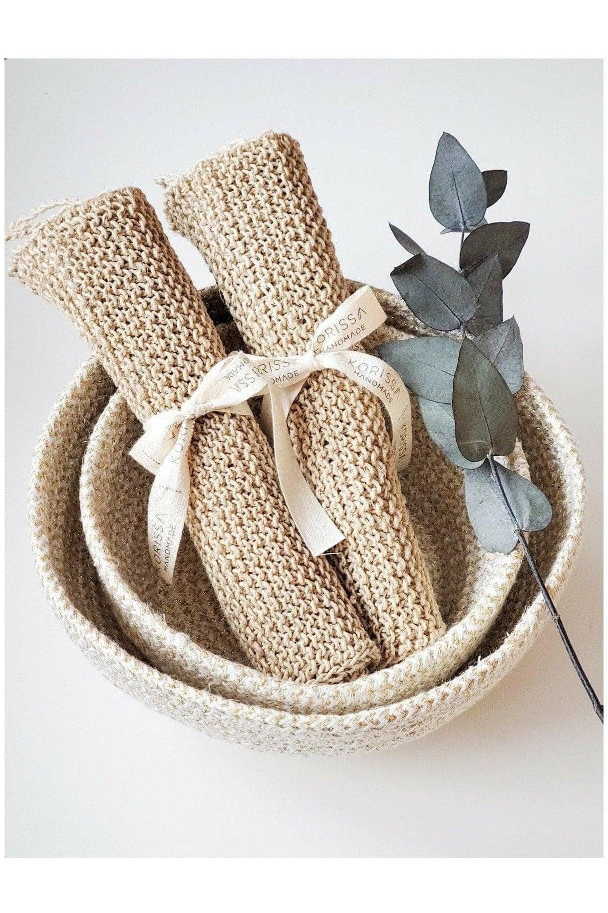 KORISSA Hemp Washcloth (Set of 2) - SwagglyLife Home & Fashion