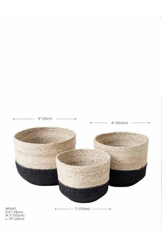 KORISSA Naiya Bin (Set of 3) - SwagglyLife Home & Fashion