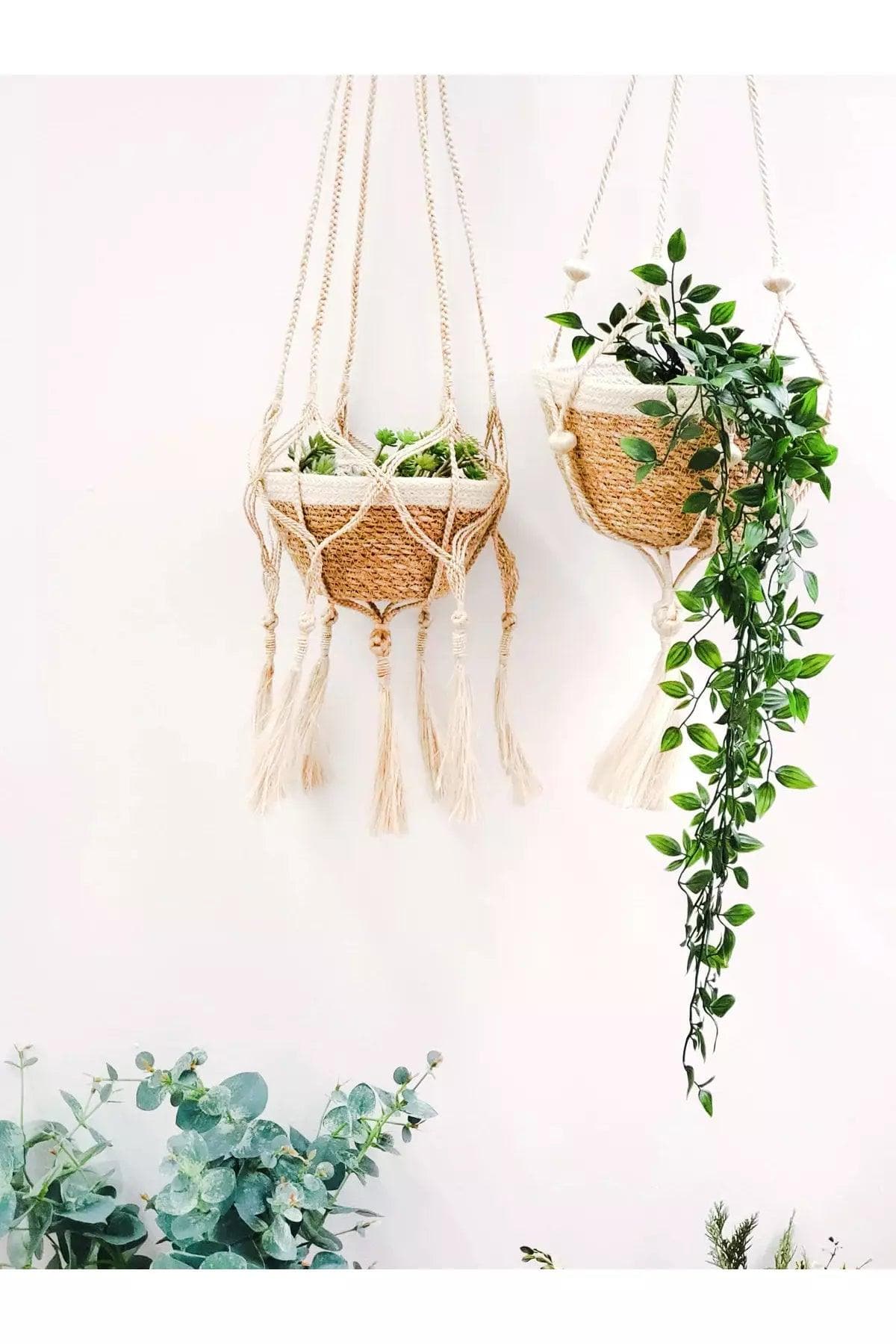 KORISSA Plant Hanger - Bitan (Set of 2) - SwagglyLife Home & Fashion