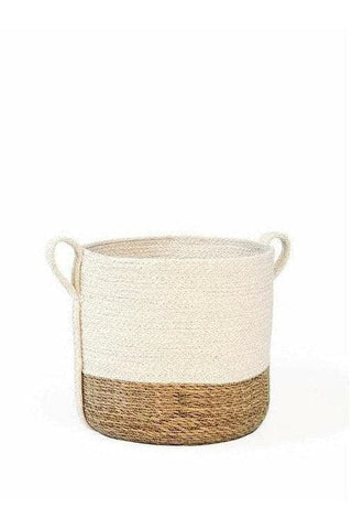 KORISSA Savar Basket with Side Handle (Set of 2) - SwagglyLife Home & Fashion