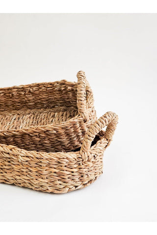 KORISSA Savar Bread Basket with Natural Handle - SwagglyLife Home & Fashion