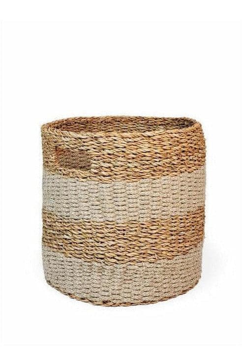 KORISSA Savar Hamper Basket with Handle - Natural (Set of 3) - SwagglyLife Home & Fashion