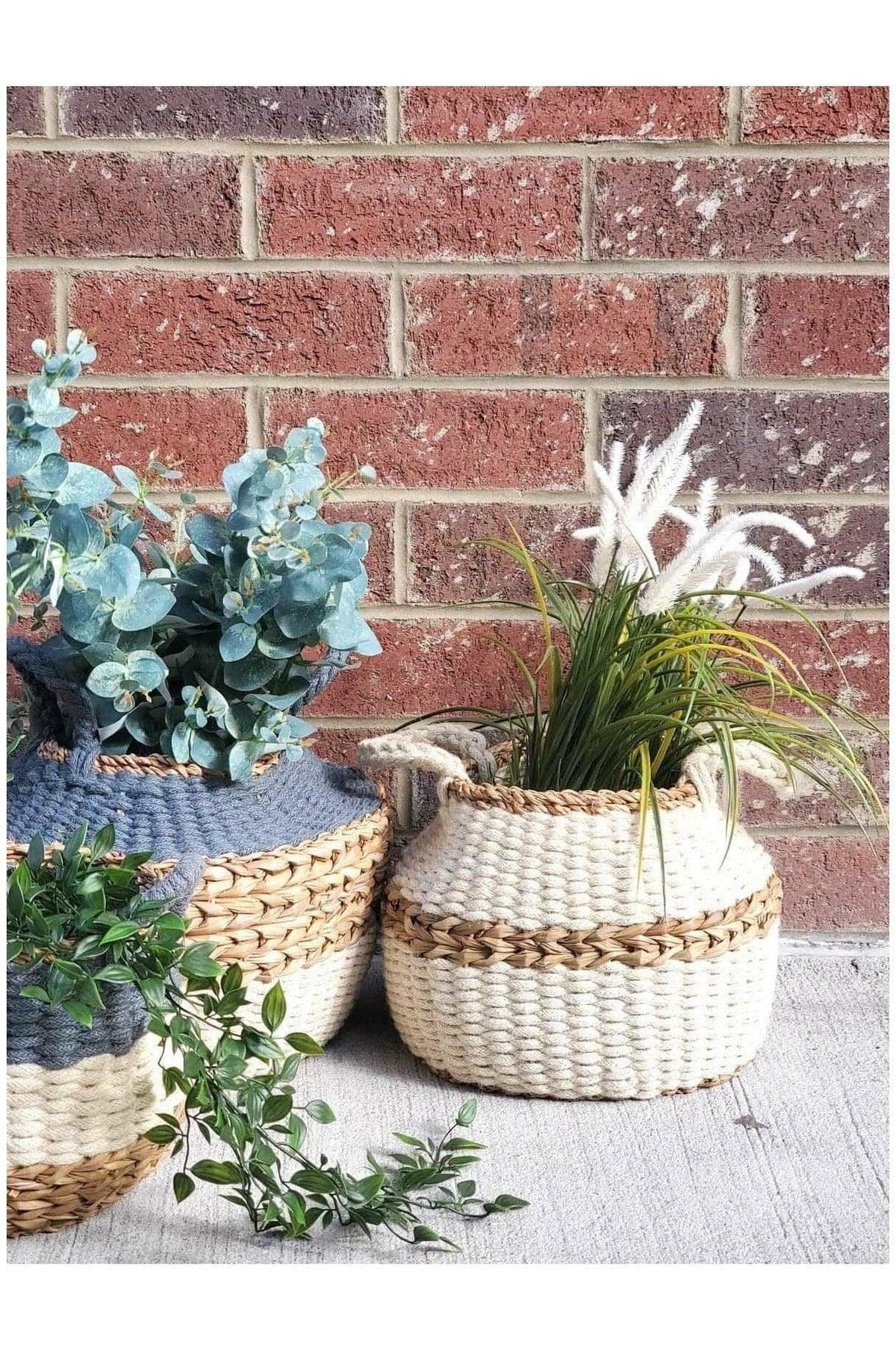 KORISSA Ula Blanco Basket - SwagglyLife Home & Fashion