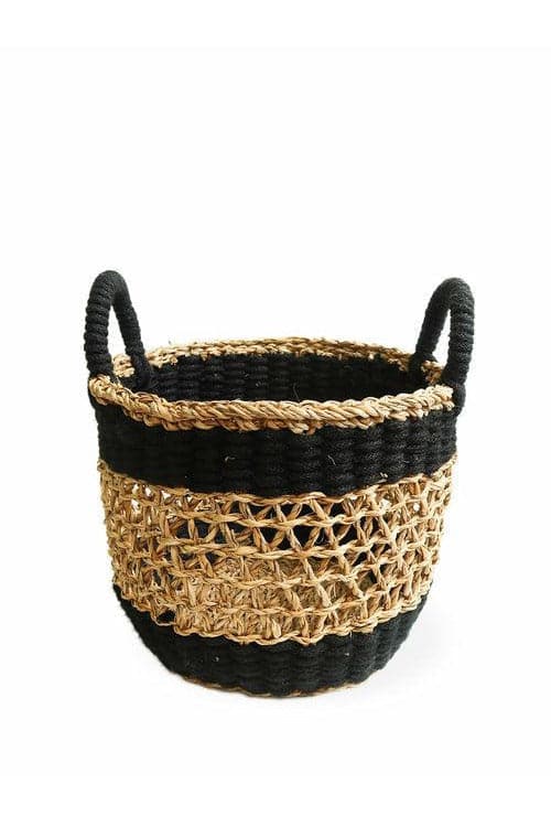 KORISSA Ula Mesh Basket - Black - SwagglyLife Home & Fashion