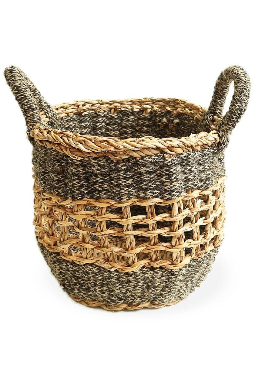 KORISSA Ula Mesh Basket - Black - SwagglyLife Home & Fashion