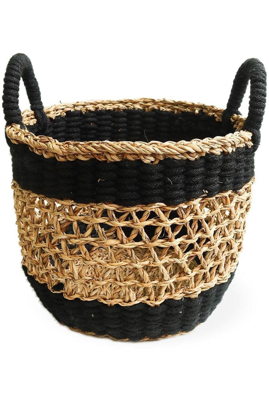 KORISSA Ula Mesh Basket - Black - SwagglyLife Home & Fashion