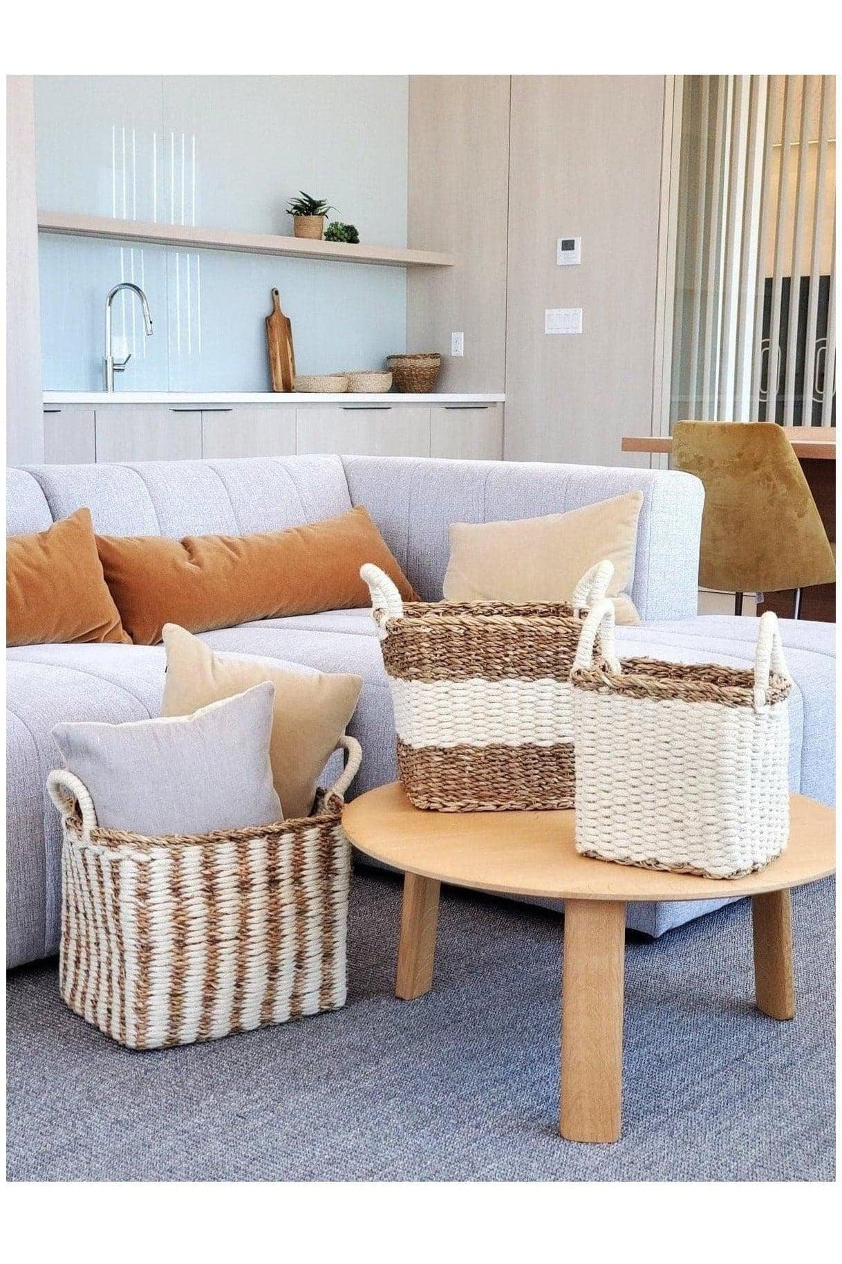 KORISSA Ula Storage Basket (Set of 3) - SwagglyLife Home & Fashion