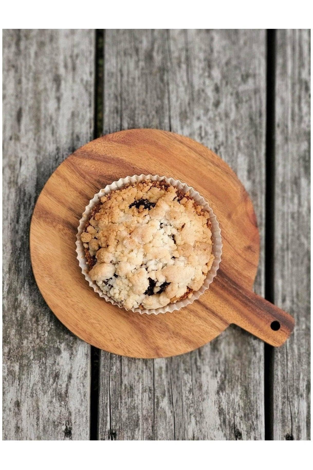 KORISSA Wooden Round Serving Board - Small - SwagglyLife Home & Fashion