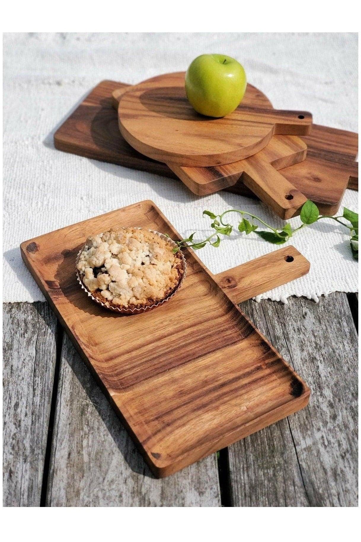 KORISSA Wooden Serving Tray - SwagglyLife Home & Fashion