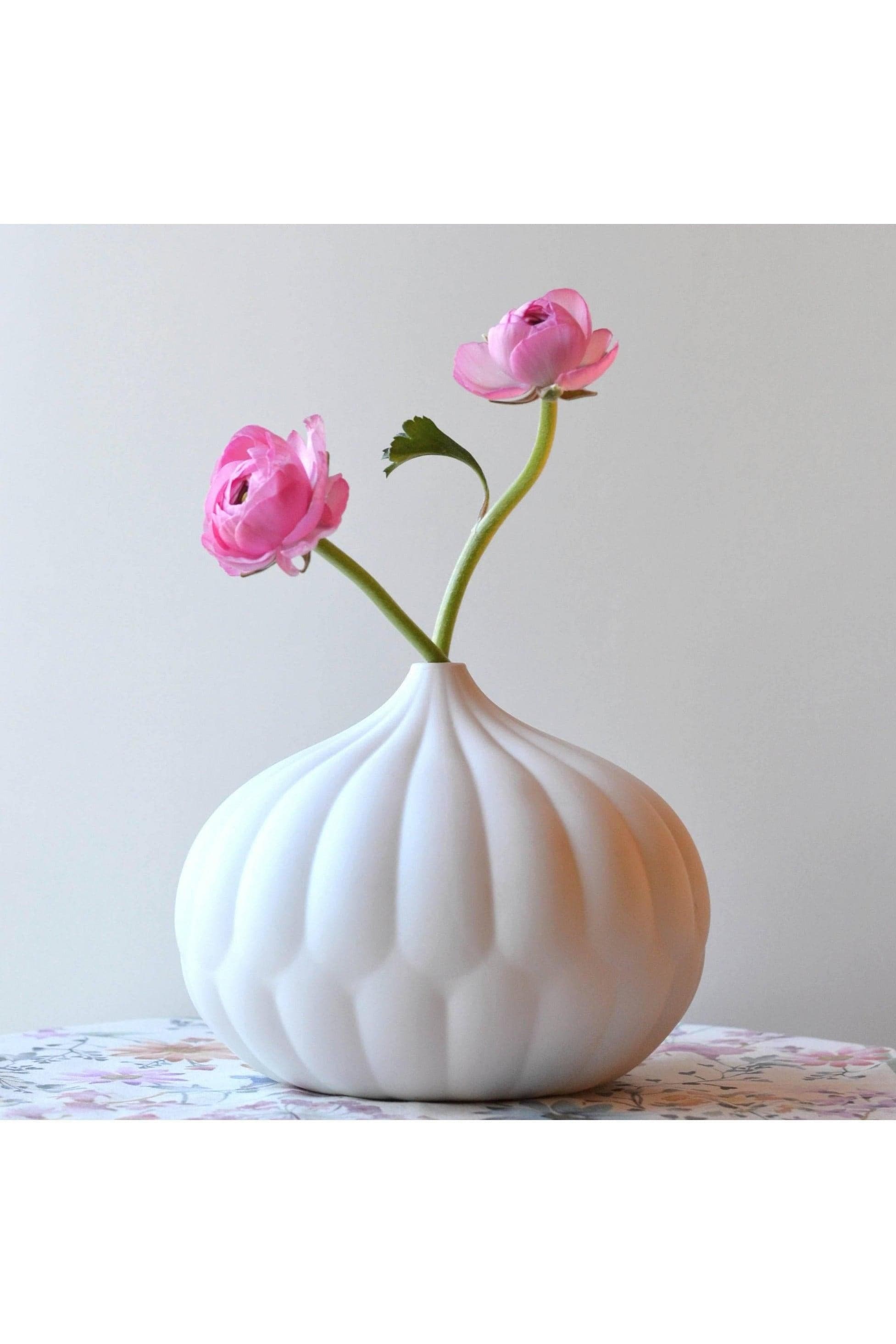 Large Textured Porcelain Vase - SwagglyLife Home & Fashion