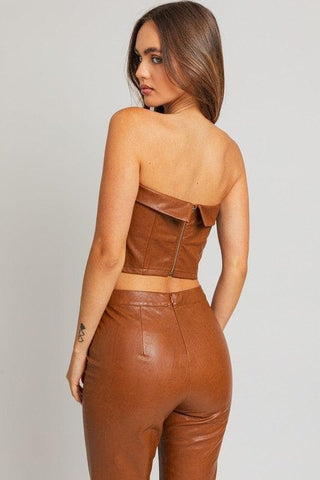 LE LIS Corset Tube Top - SwagglyLife Home & Fashion