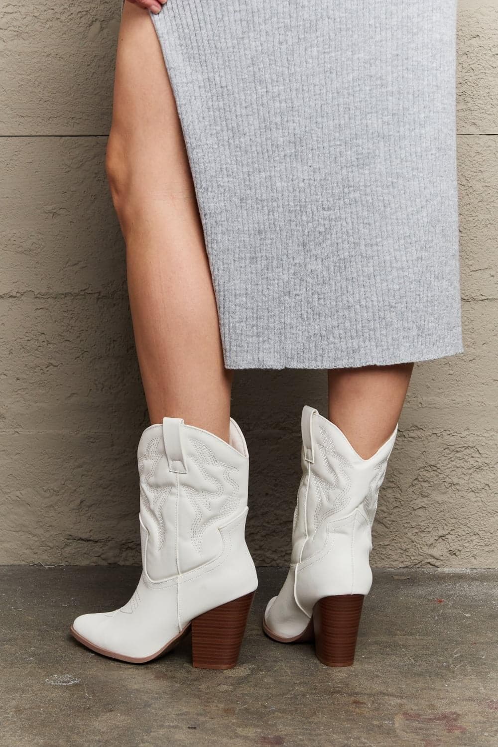 Legend Footwear Bella Cowboy Boots, White - SwagglyLife Home & Fashion