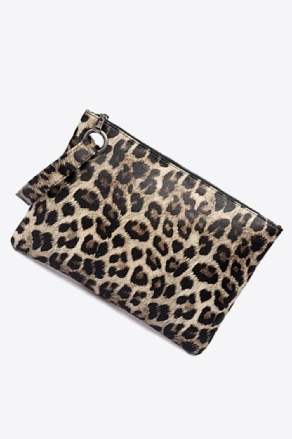 Leopard Faux Leather Clutch - SwagglyLife Home & Fashion