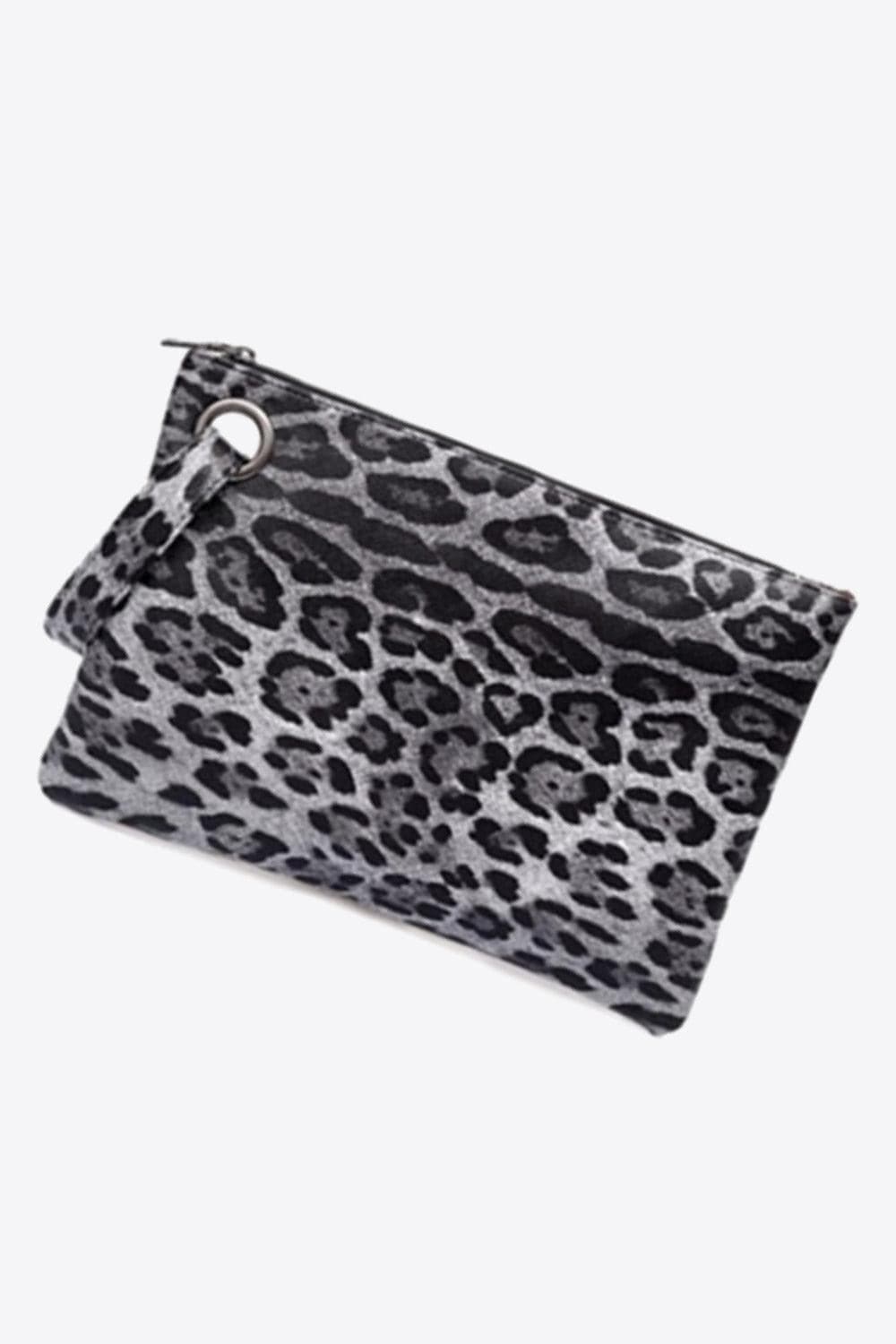 Leopard Faux Leather Clutch - SwagglyLife Home & Fashion