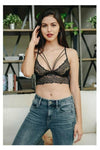Leto Collection Cut Out Lace Bralette - SwagglyLife Home & Fashion