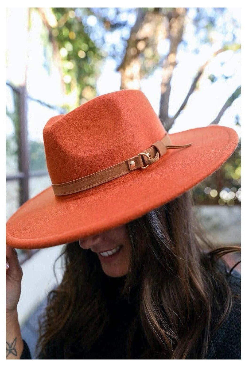 Leto Flat Brim Buckle Hat - SwagglyLife Home & Fashion